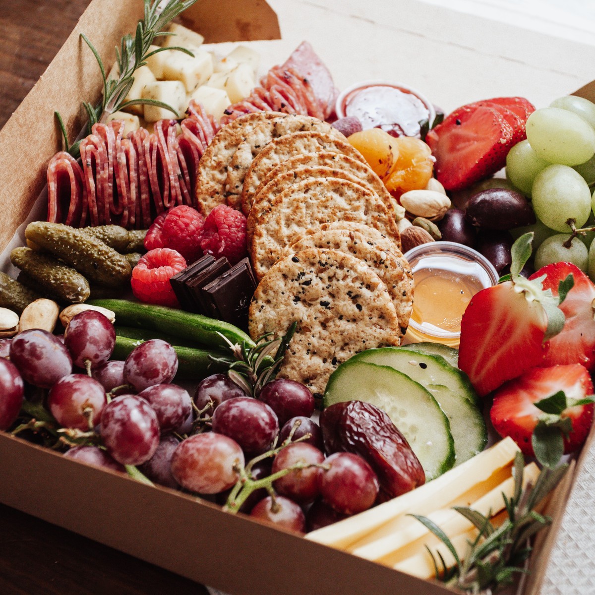 The Fruit Company's Savory Charcuterie Box