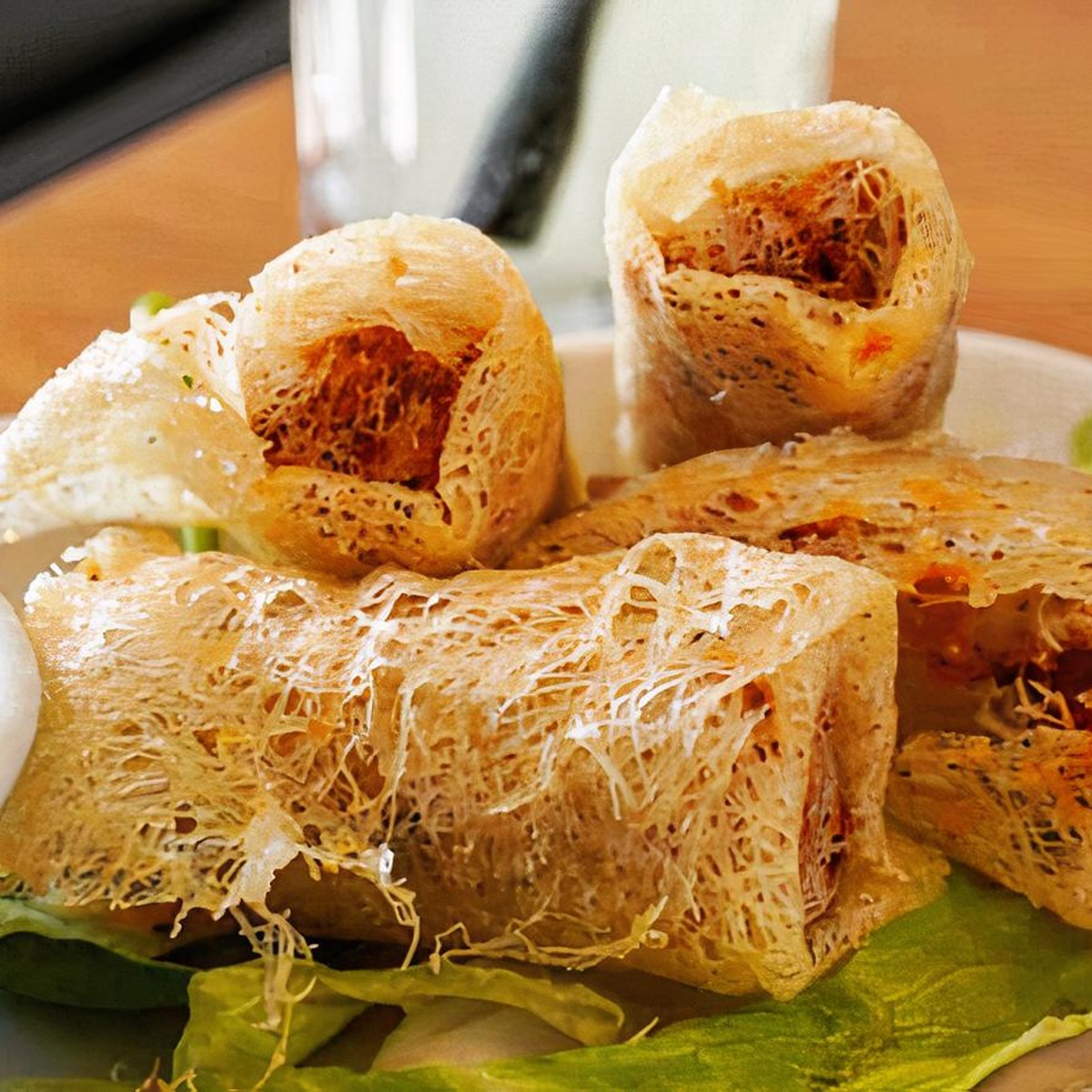 Netted Spring Rolls