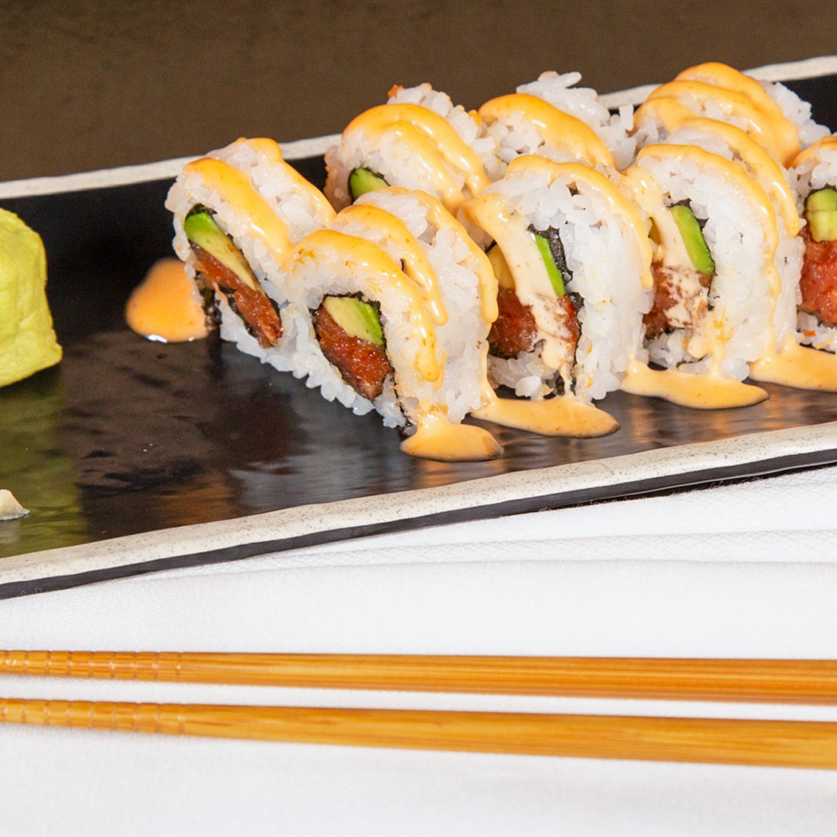 Maki Roll Set (40 piece), Lunch 2 Roll B, and 2 Roll & Tempura B