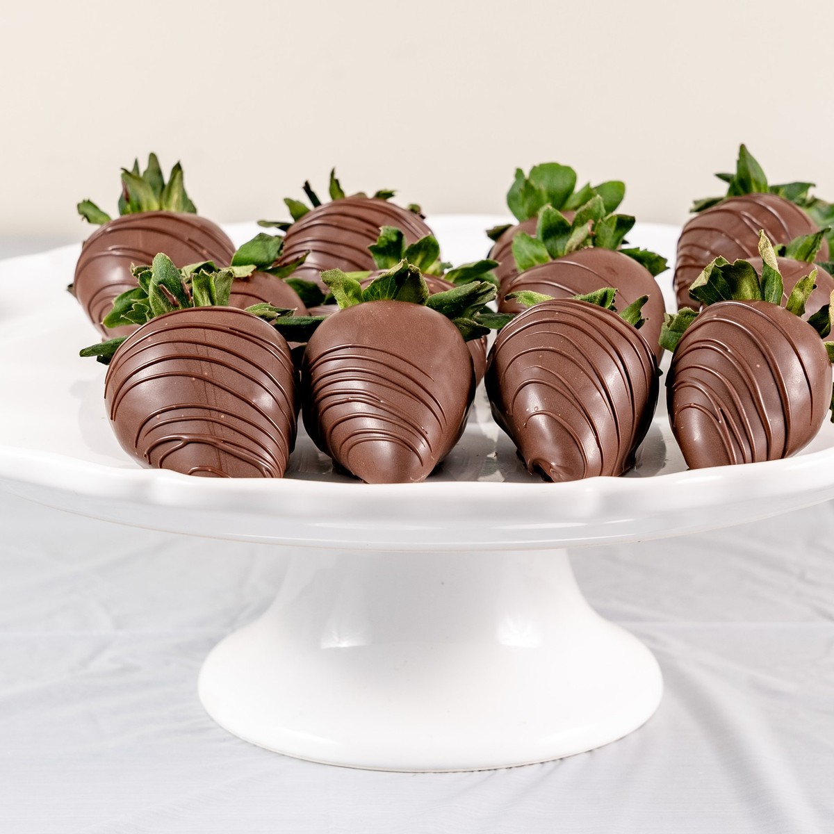 Milk Chocolate Covered Strawberries, Half Dozen