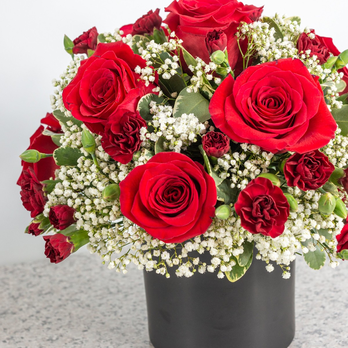 Ramo de 50 Rosas Doradas con Oro - Florería Mrs. Flowers