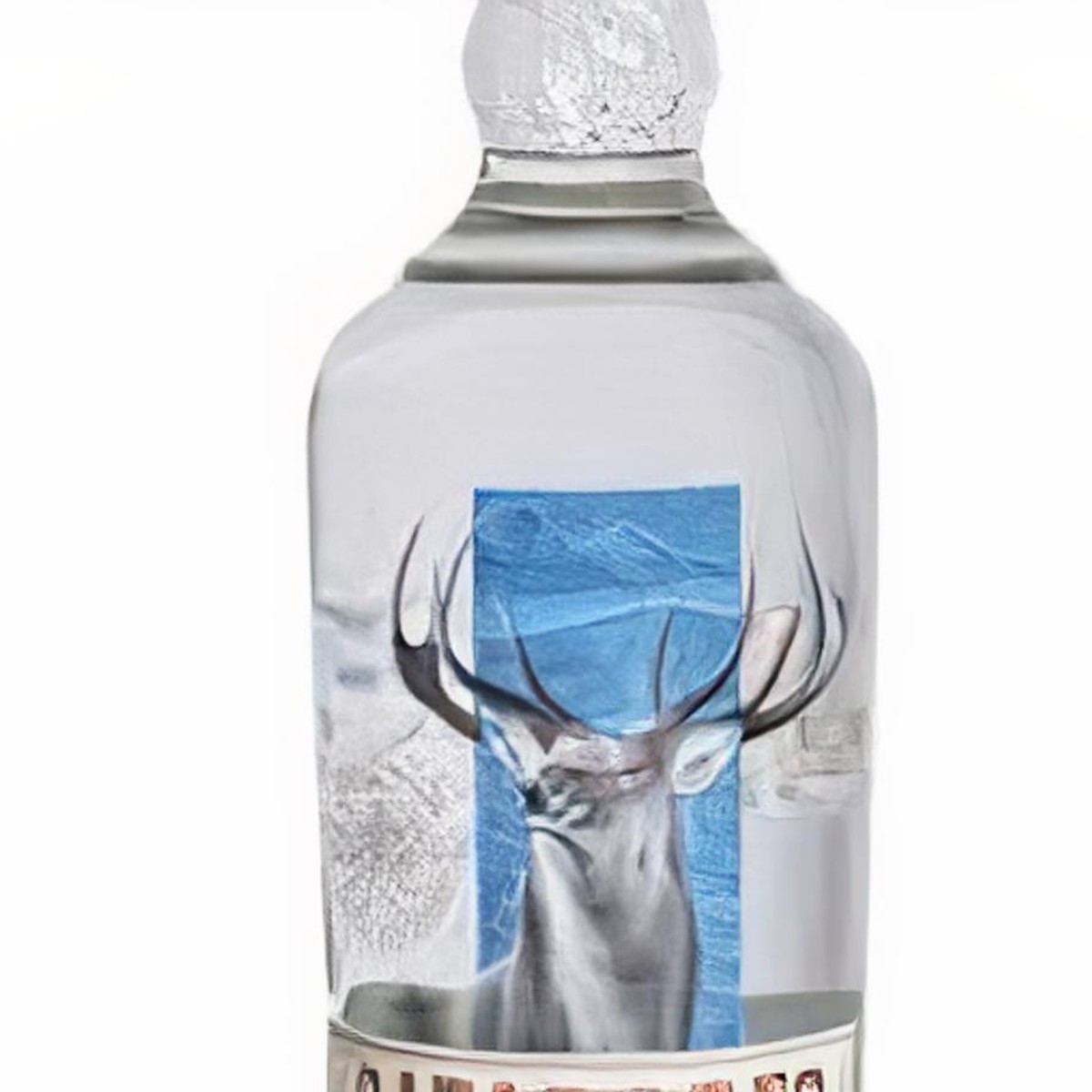 750ml (25.4oz) Flint (Clear) Nordic Spirits Bar Top Glass Bottle
