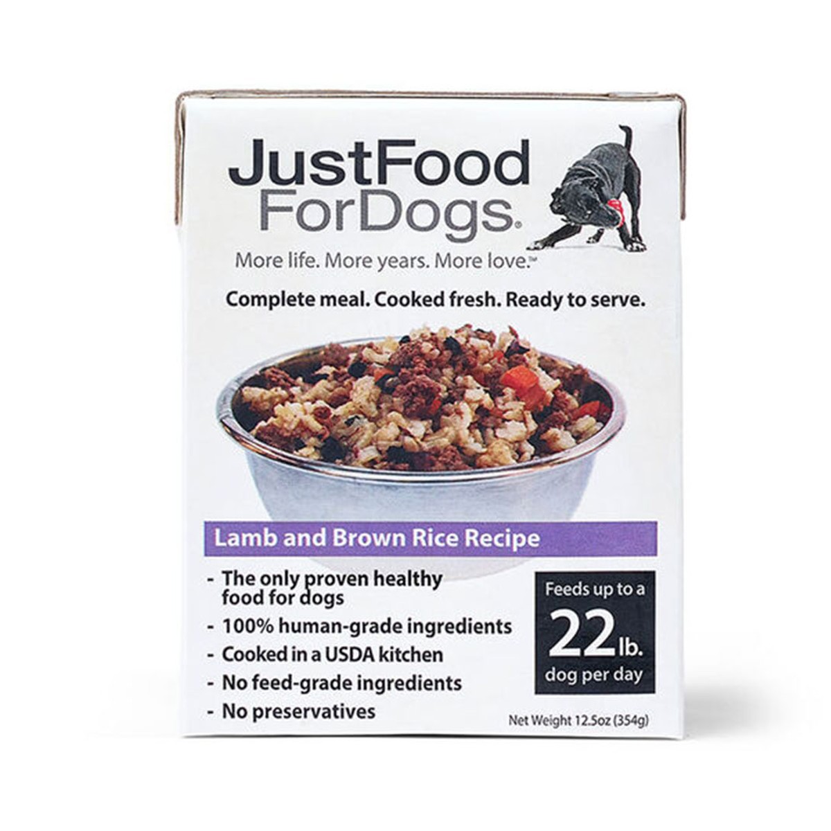 JUSTFOODFORDOGS Large Breed Support Beef & Brown Rice Fresh Frozen