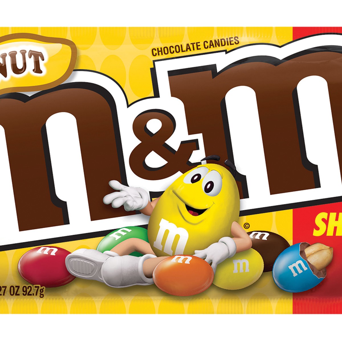 M&M's Limited Edition Peanut Chocolate Candy Featuring Purple Candy, Share  Size, 3.27 Oz Bag, Chocolate Candy