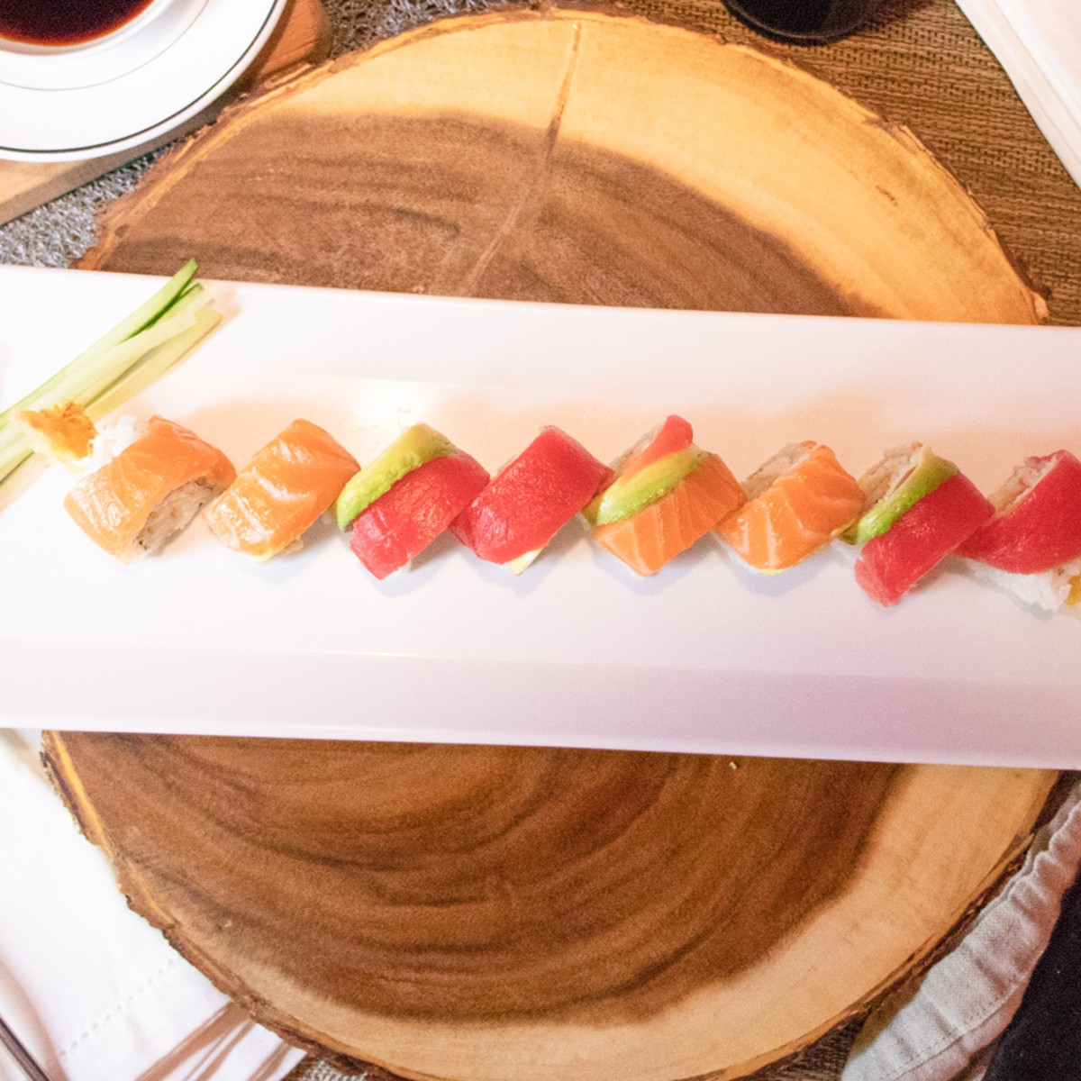 Cherry Albacore Sushi Board