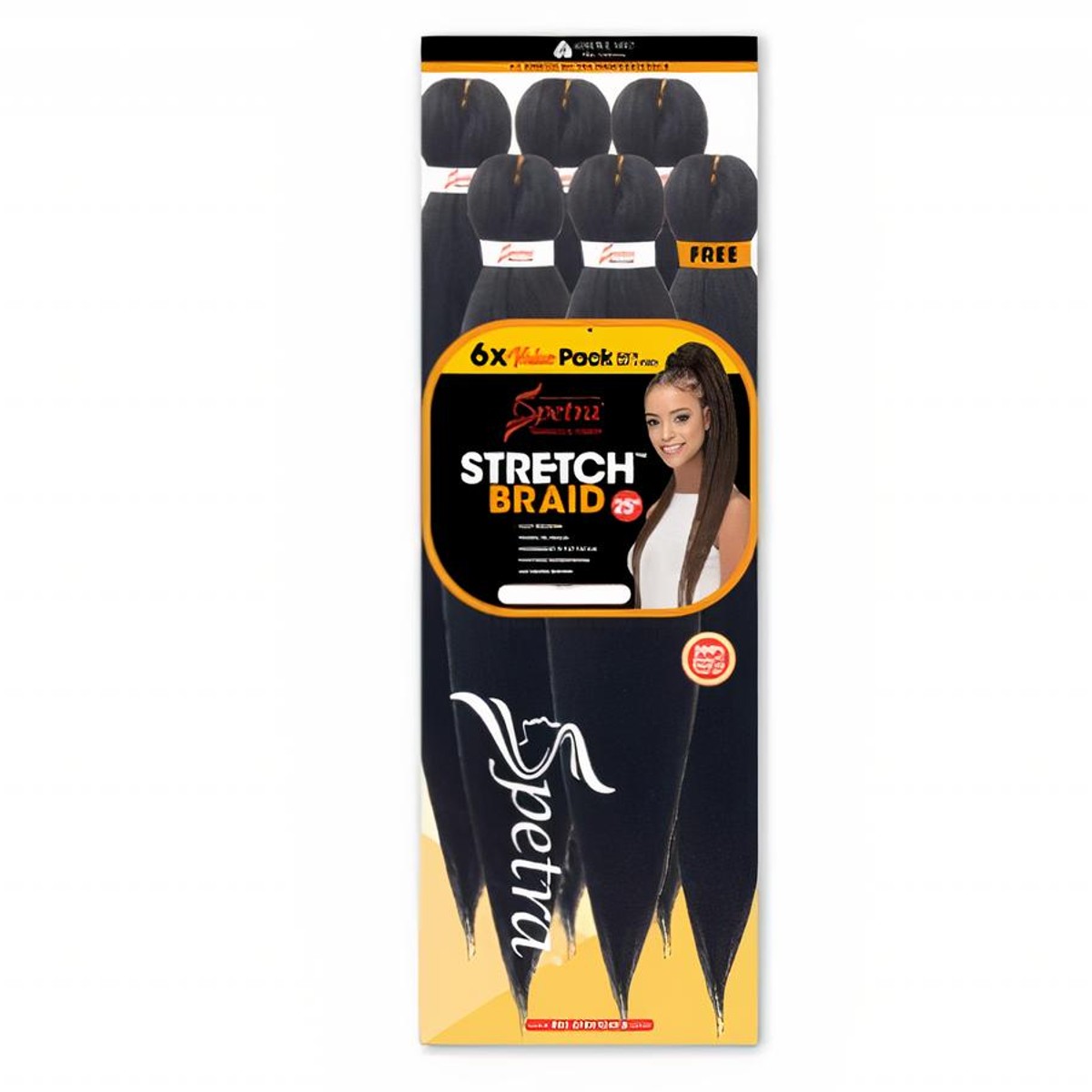Spetra Pre-Stretched Braiding Hair Triple Packs, Beauty Club Outlet