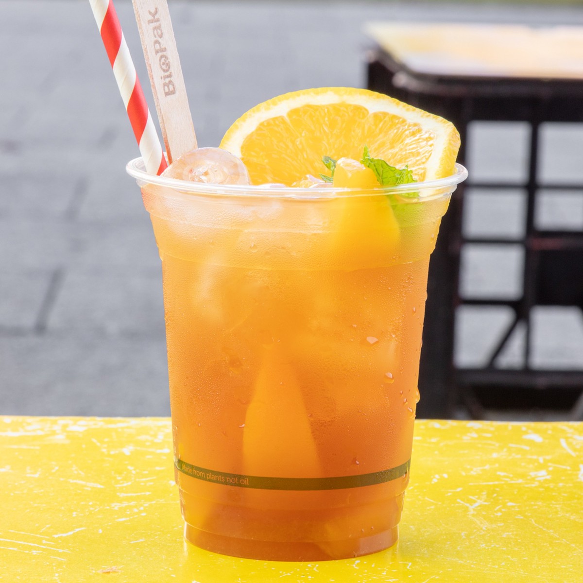 Peach, Orange & Lemongrass Iced Tea - Full of Plants