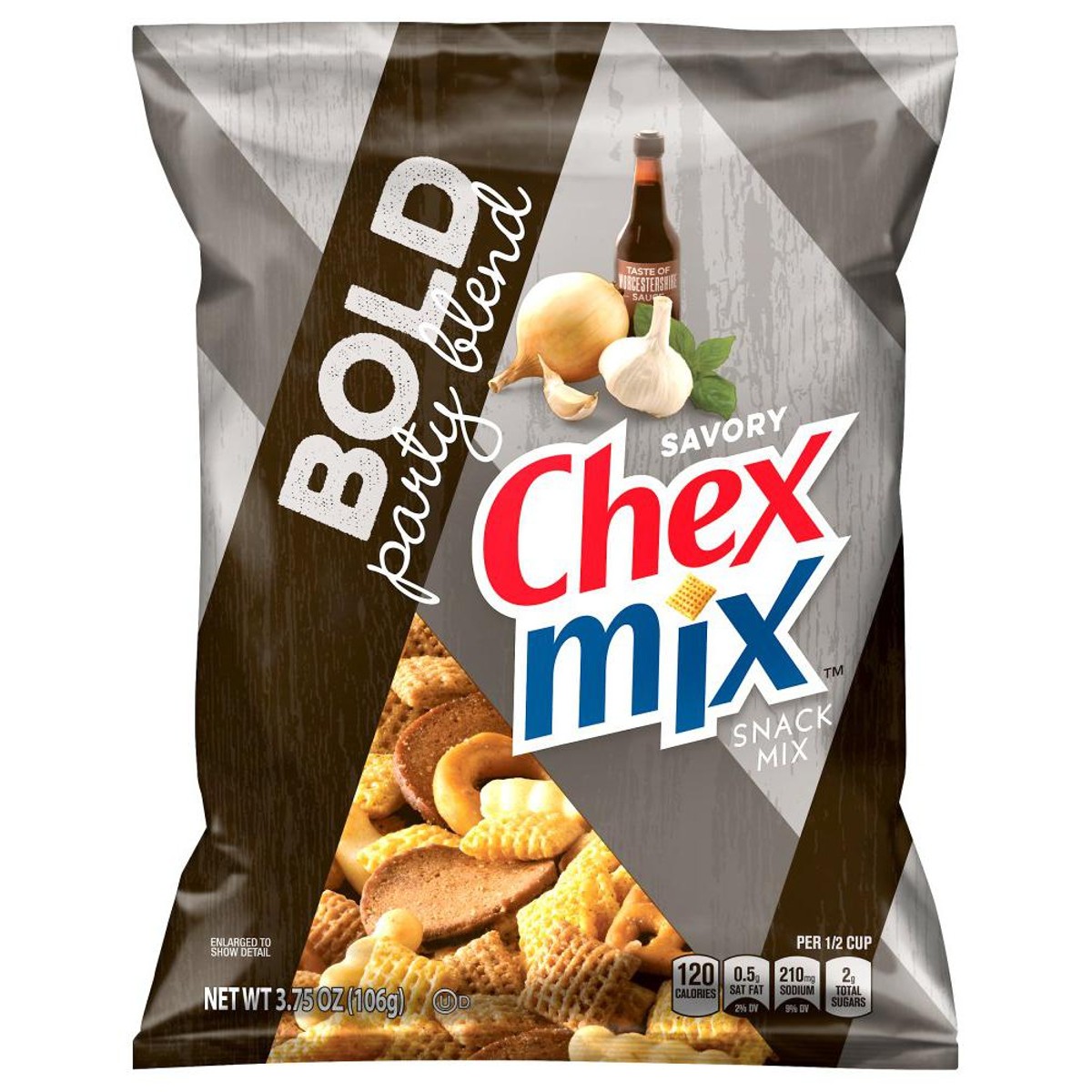 Chex Mix, Bold Party Blend, Count 8 (3.75 oz) - Snacks / Grab