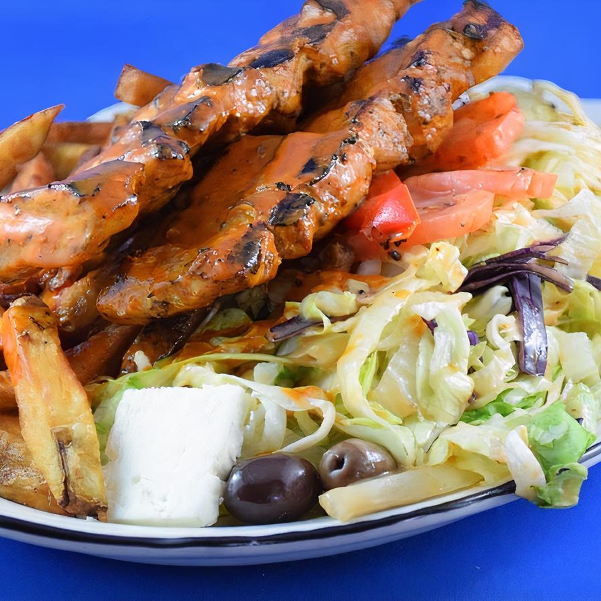 Doner kebab au poulet sauce yaourt (avec ou sans gluten) - Recette