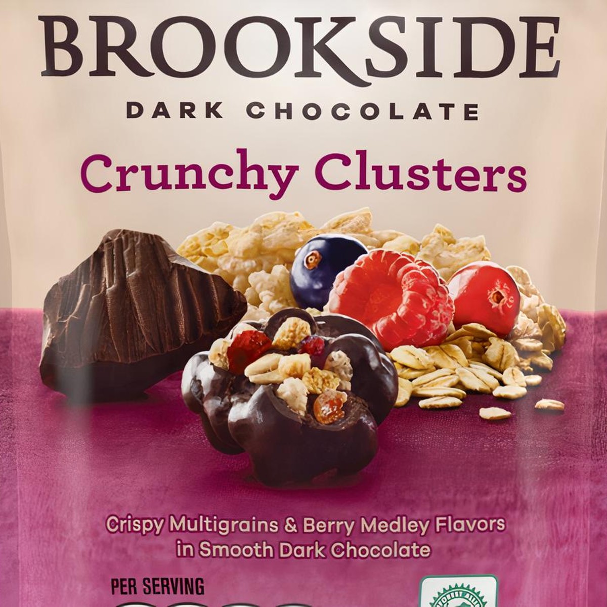 BROOKSIDE Crunchy Clusters Dark Chocolate Candy, 5 oz bag