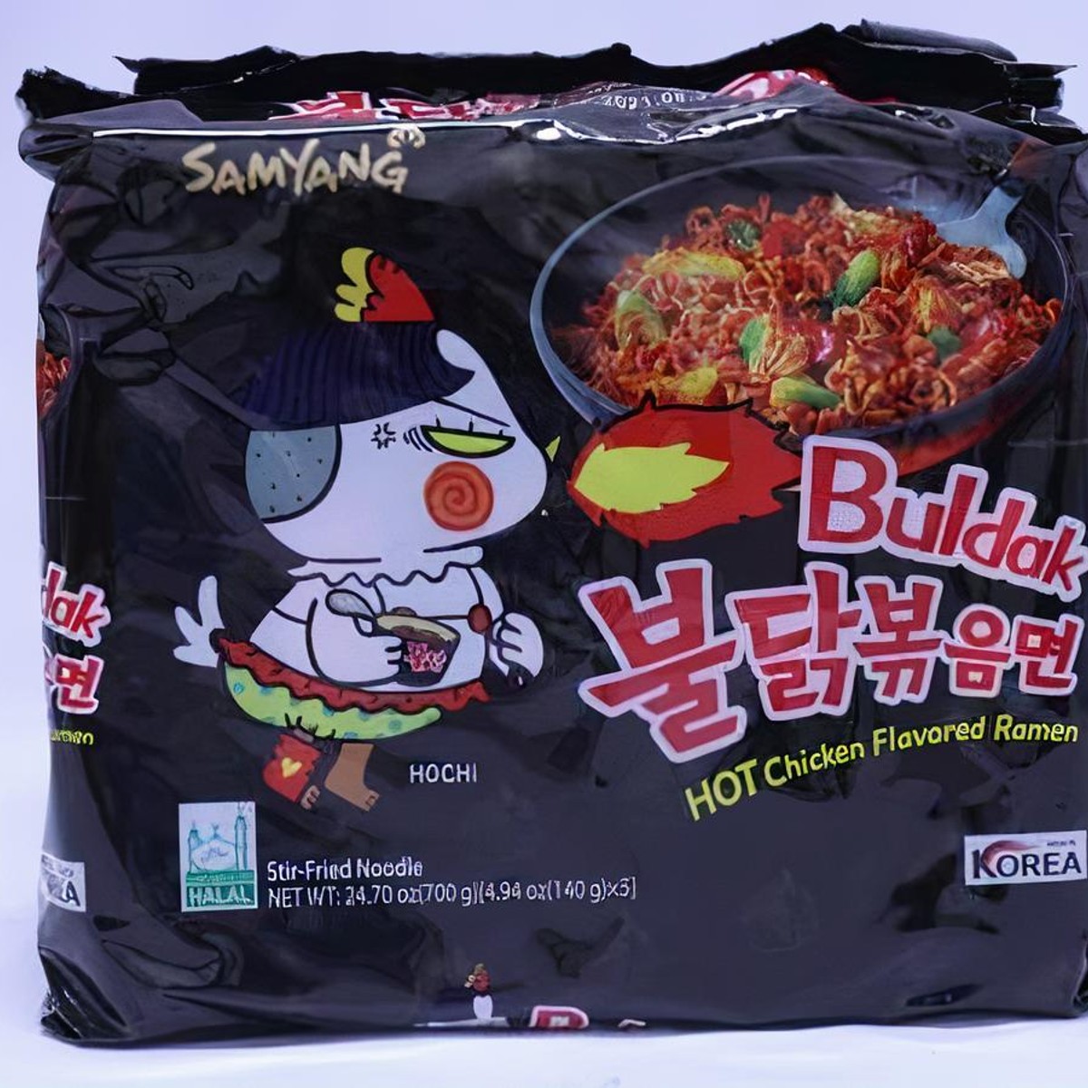 Samyang Hot Chicken Ramen - Buldak Kimchi Flavor 5 Pack 24.70oz