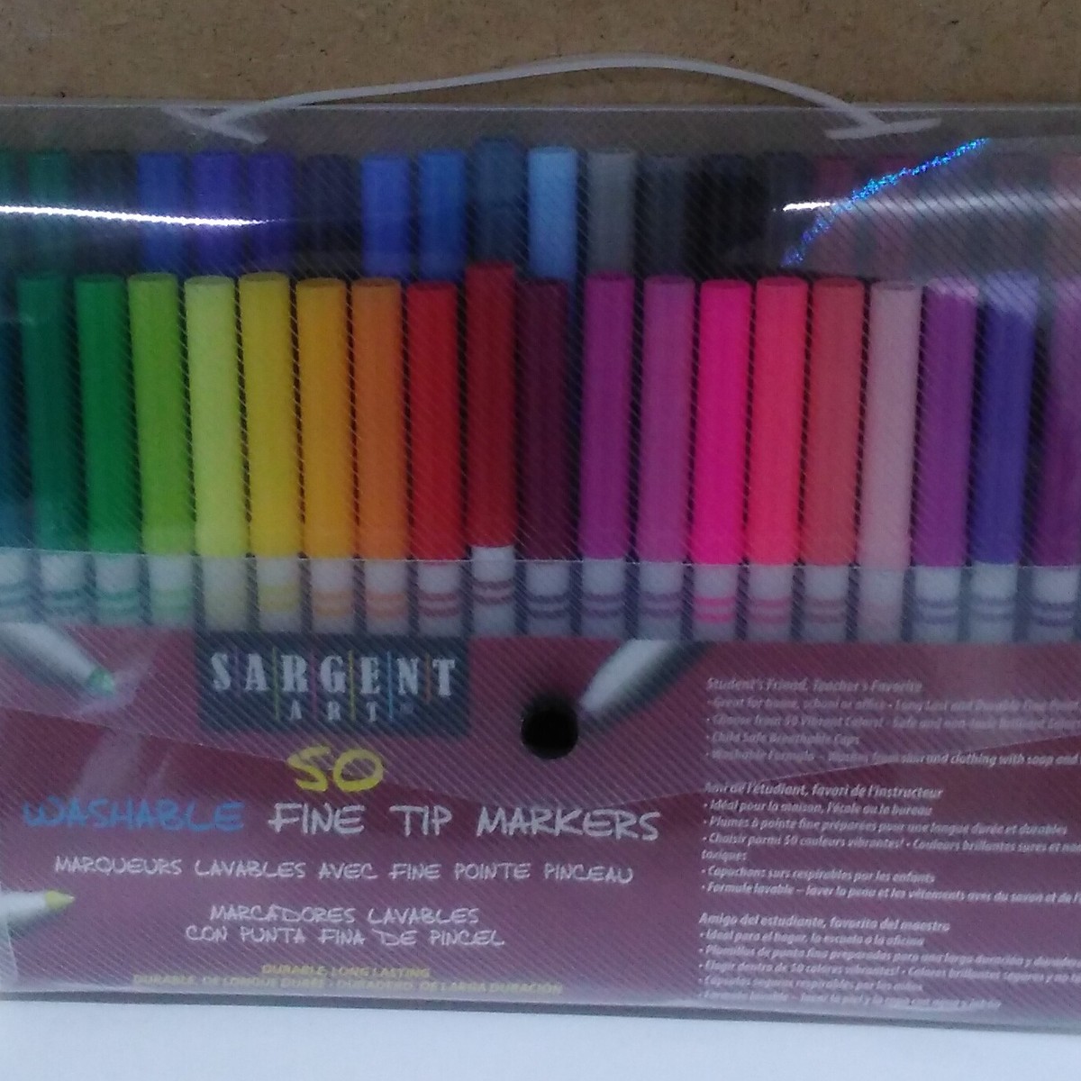 Sargent Art 50 Washable Fine Tip Markers