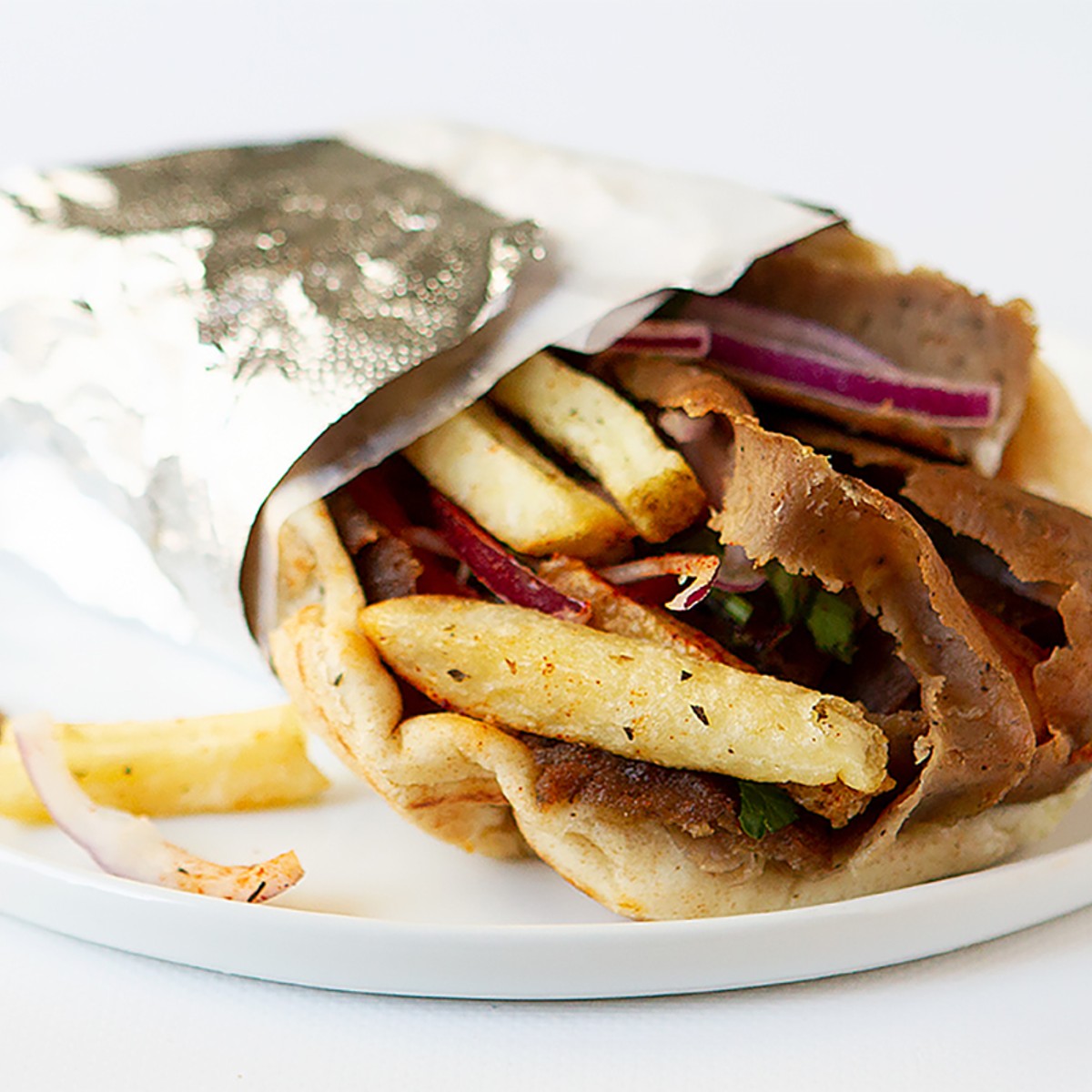 Pita gyros souvlaki