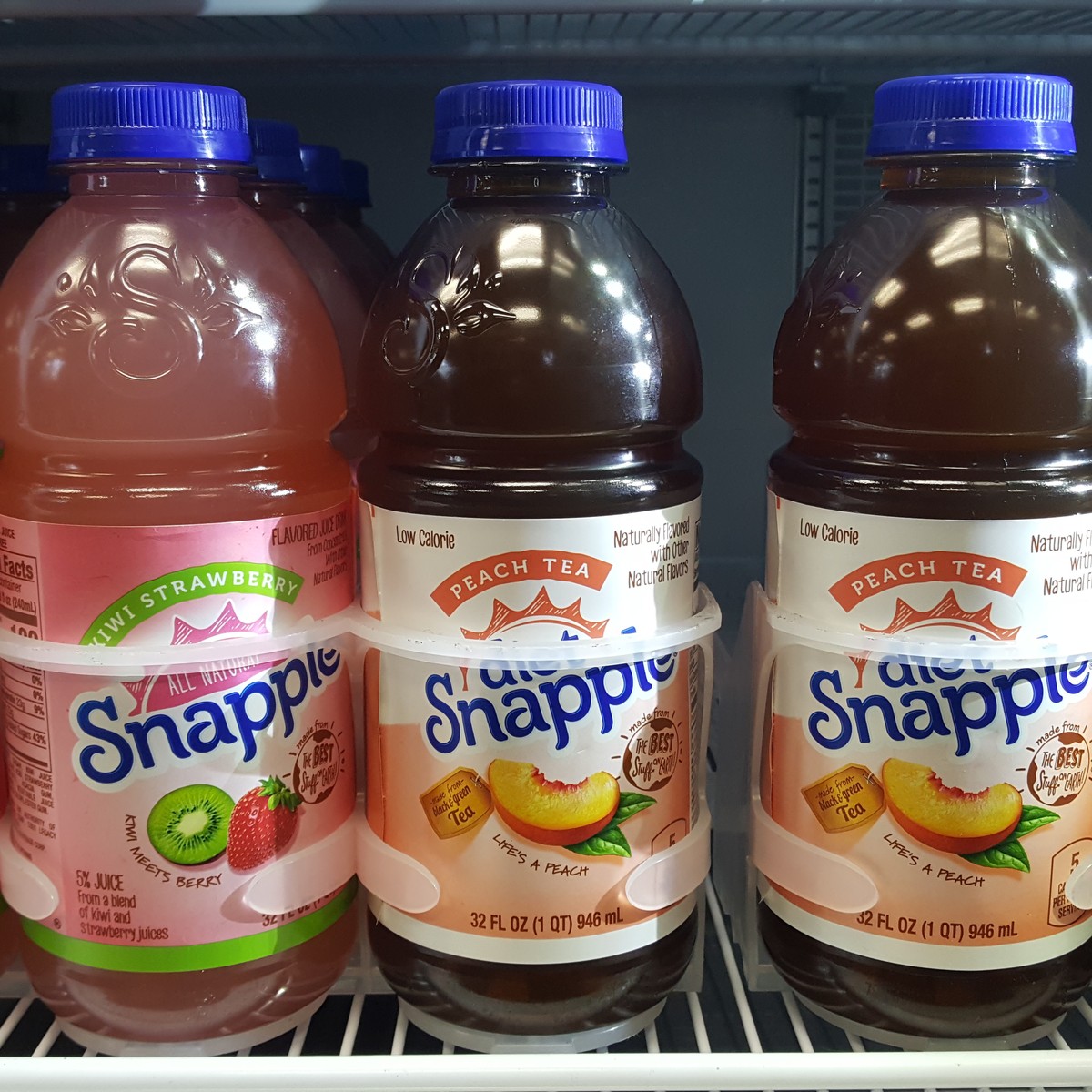 Snapple Tea, Diet, Peach 32 fl oz (1 qt) 946 ml