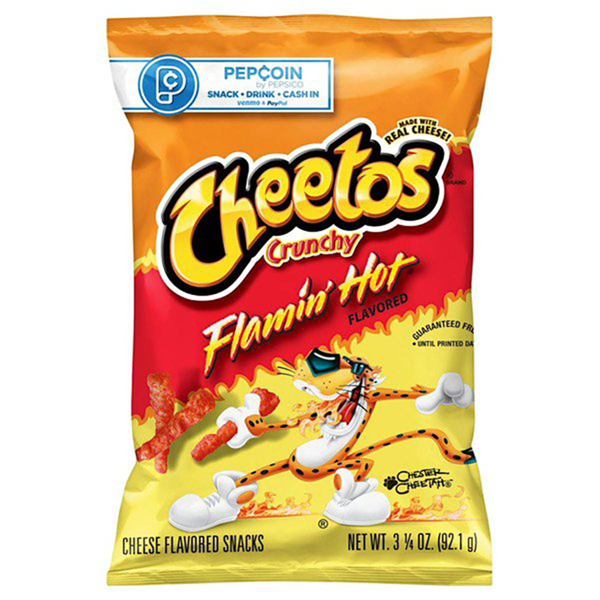Chester's Flamin' Hot Fries - 2.625 Ounce Bags - 6ct Box