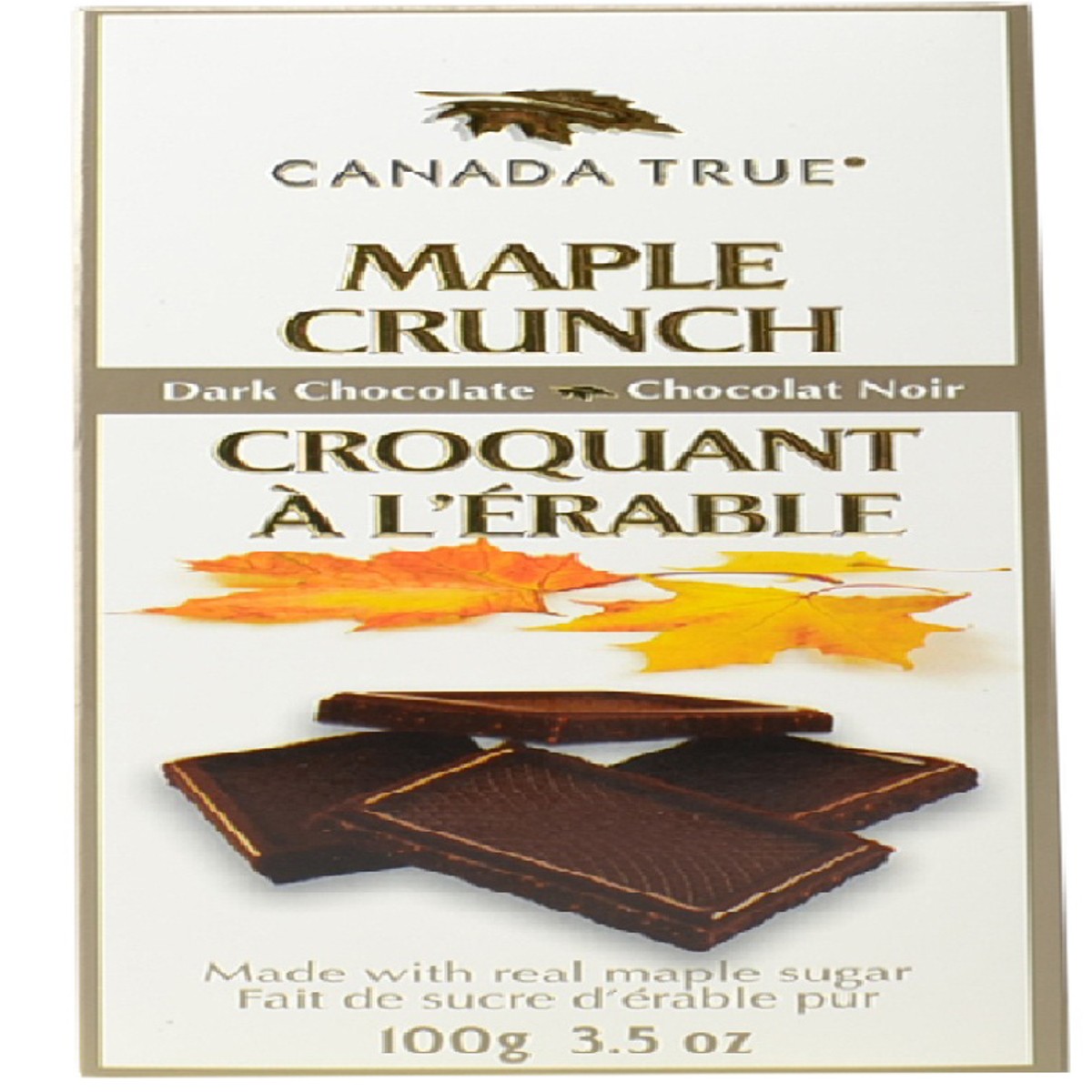 Maple Latte Crunch Chocolate 1 Pack of 100 g by Canada True Canadian M