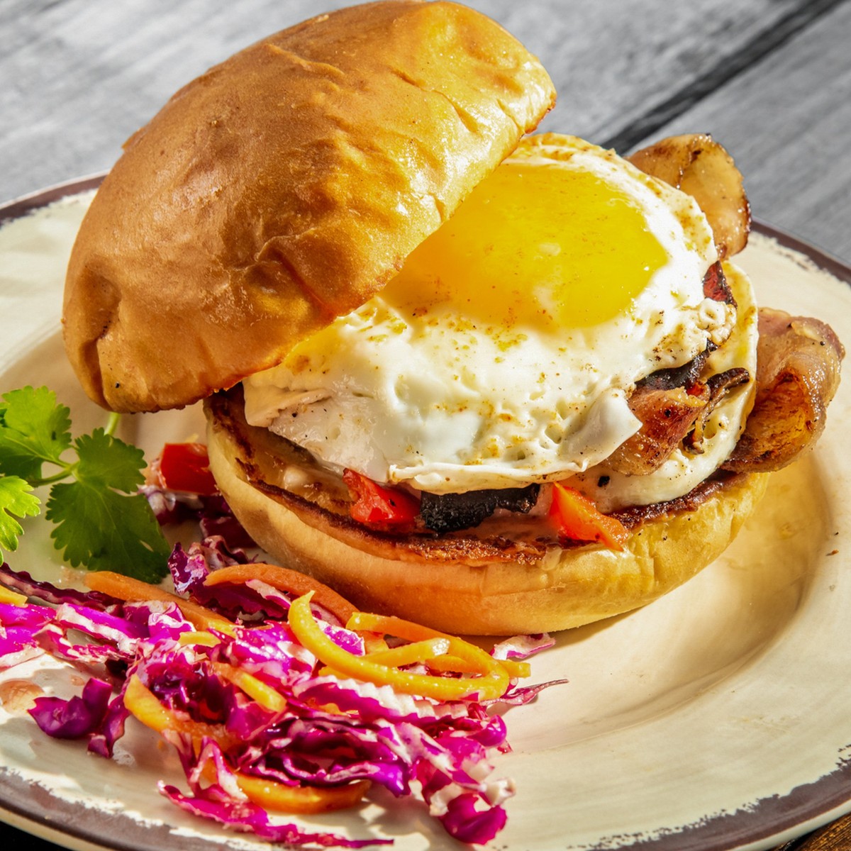 Sausage, Egg and Cheese Brioche Breakfast Sandwich - Nearby For Delivery or  Pick Up