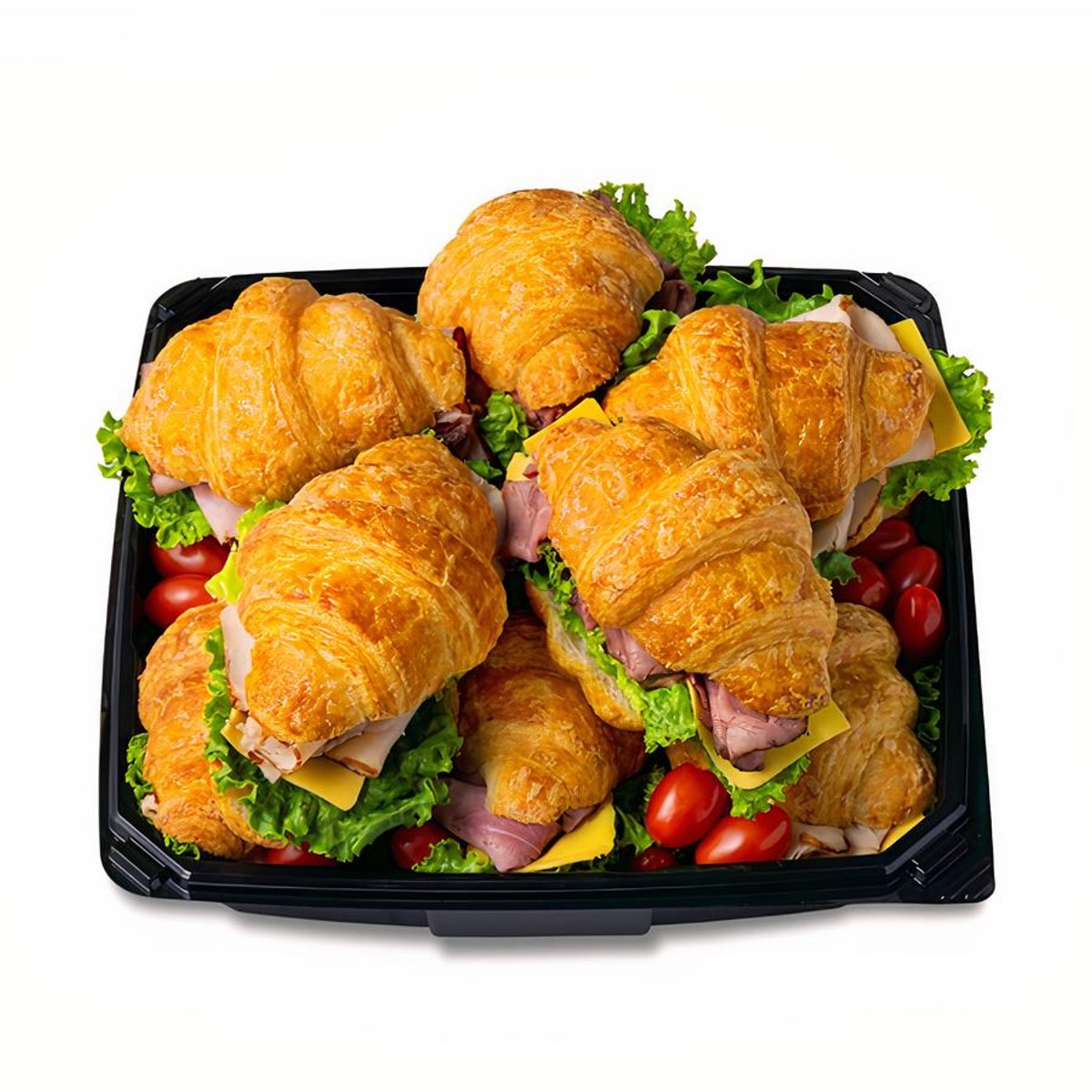 H-E-B Deli Boxed Lunch – Uncured Ham & Swiss Croissant Sandwich