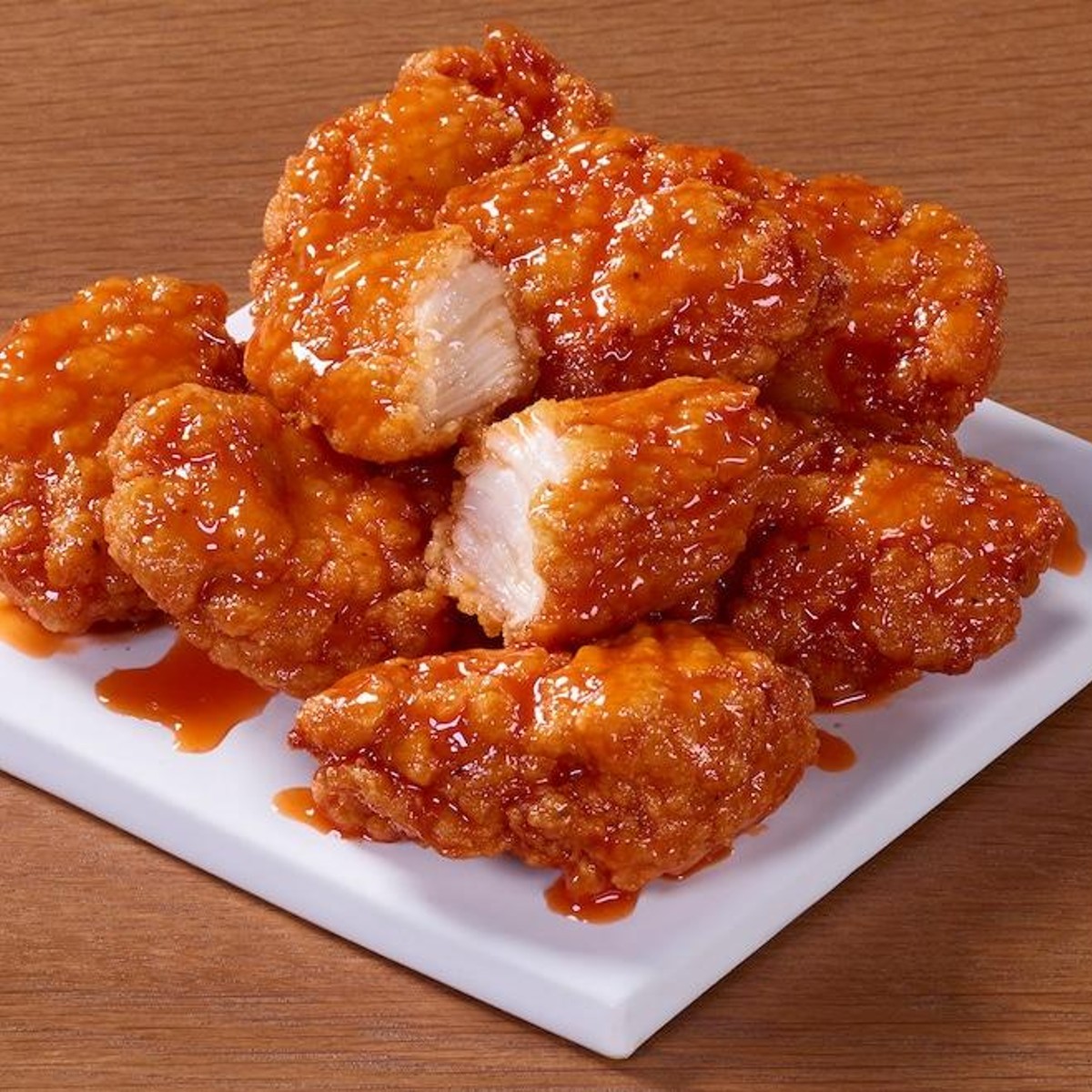 Boneless wings store from pizza hut