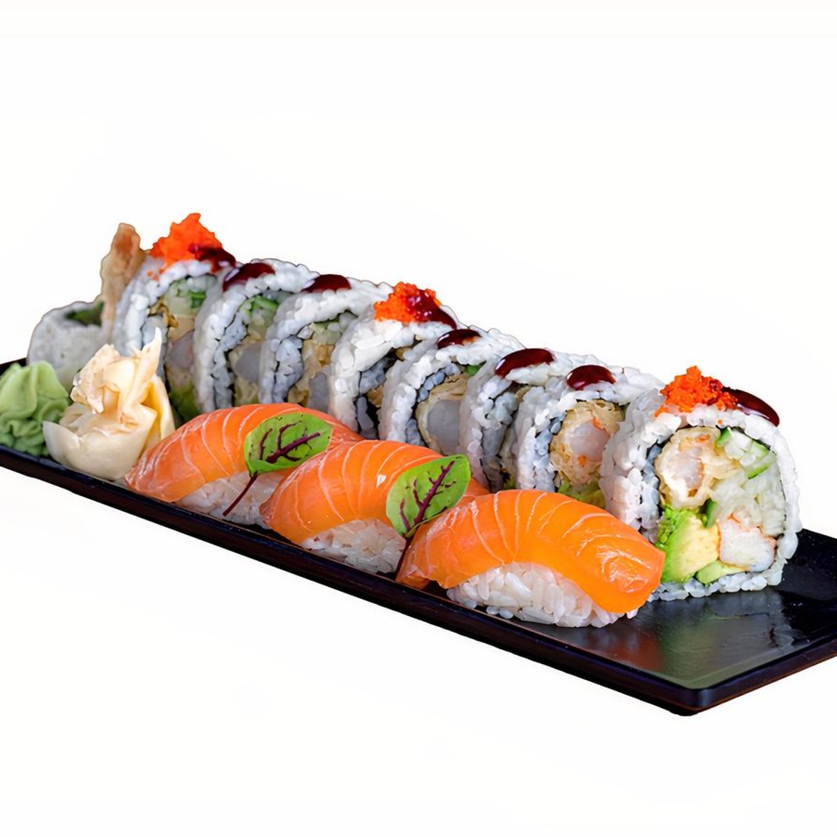 WE 140 Transparent Sushi Tray w. Lid 280/Case