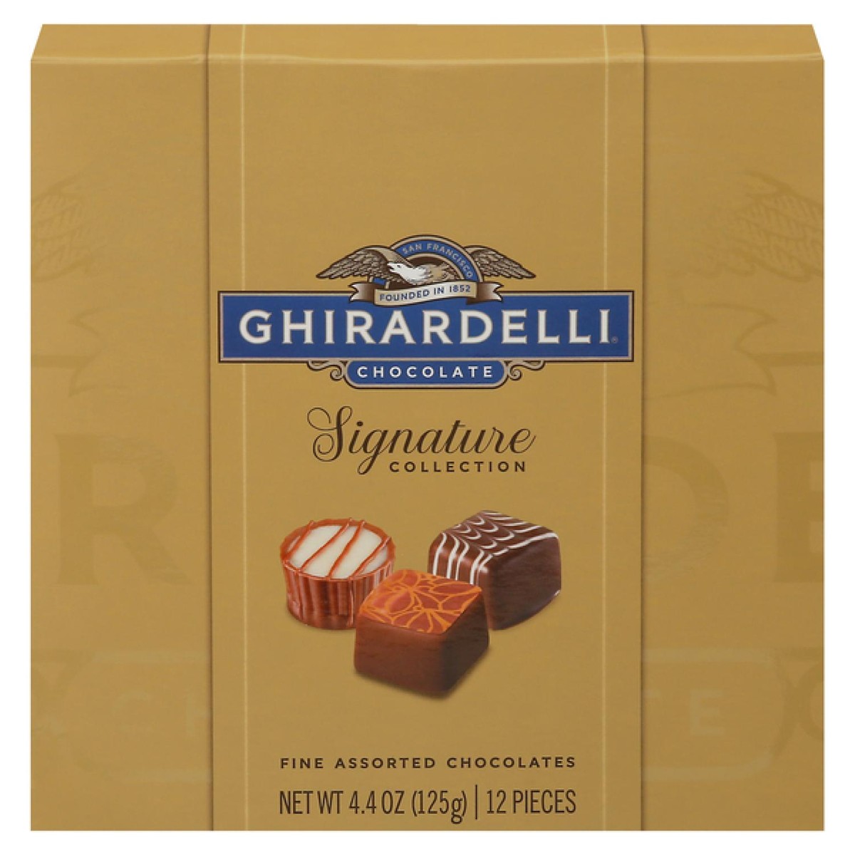 GHIRARDELLI Signature Collection Fine Assorted Chocolates Gift Box, 6 oz 