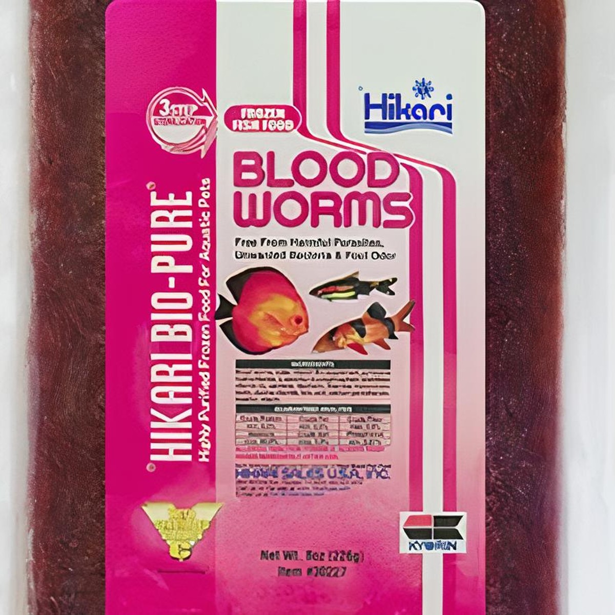 Hikari Frozen Bloodworms Cubes 3.5oz – Aqua-Crylic