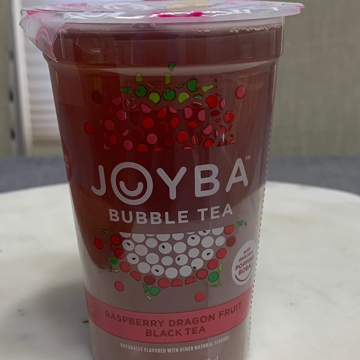 Raspberry Dragon Fruit Black Tea - Bubble Tea