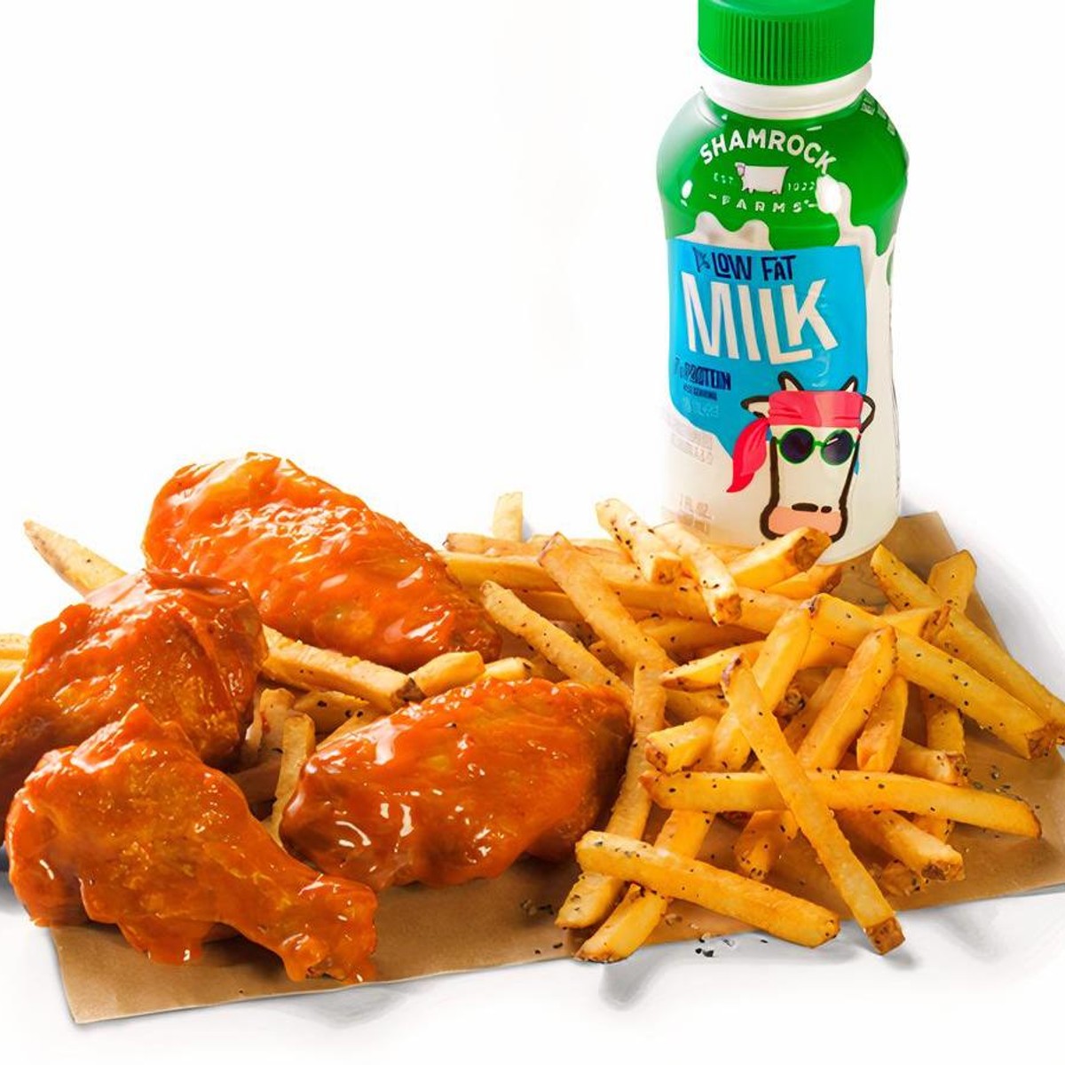 20 Boneless + 20 Traditional Wings + Fries - Nearby For Delivery or Pick Up