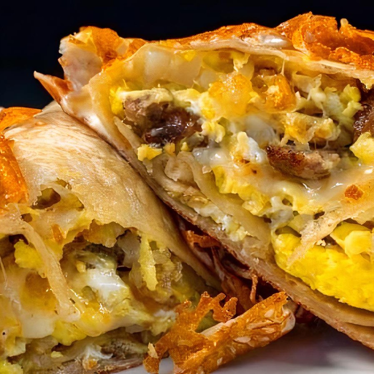 Classic Bacon, Egg, and Cheese Breakfast Burritos with Chipotle Aioli  Recipe