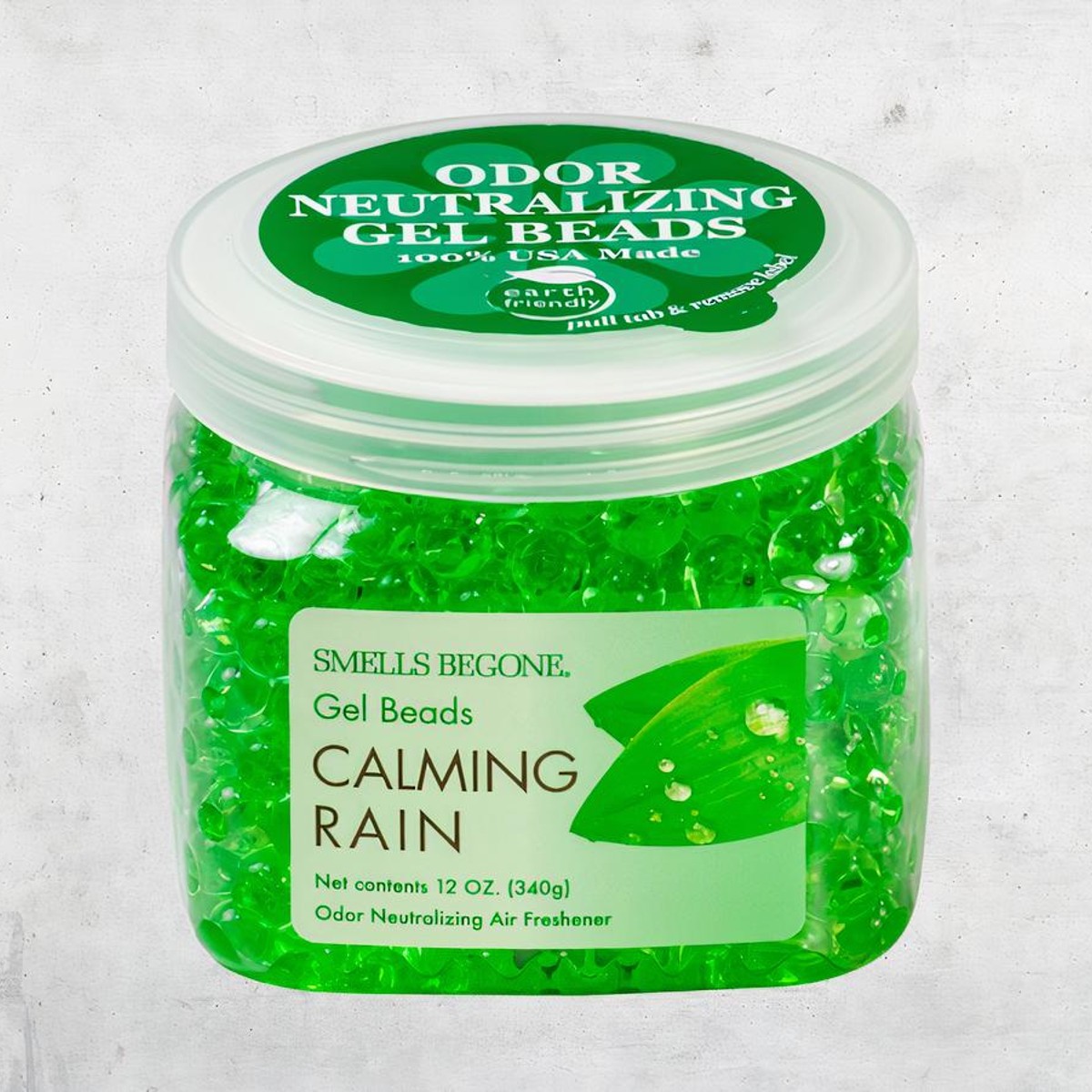 Smells Begone Calming Rain Odor Neutralizing Gel Beads - 12 oz jar