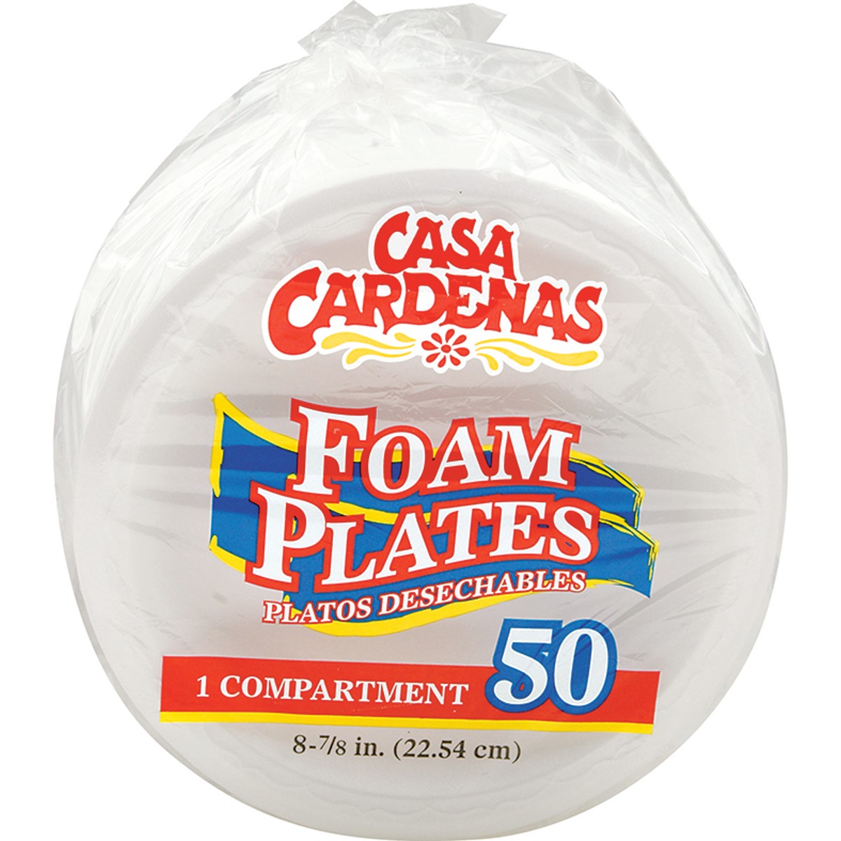 Foam Plates White