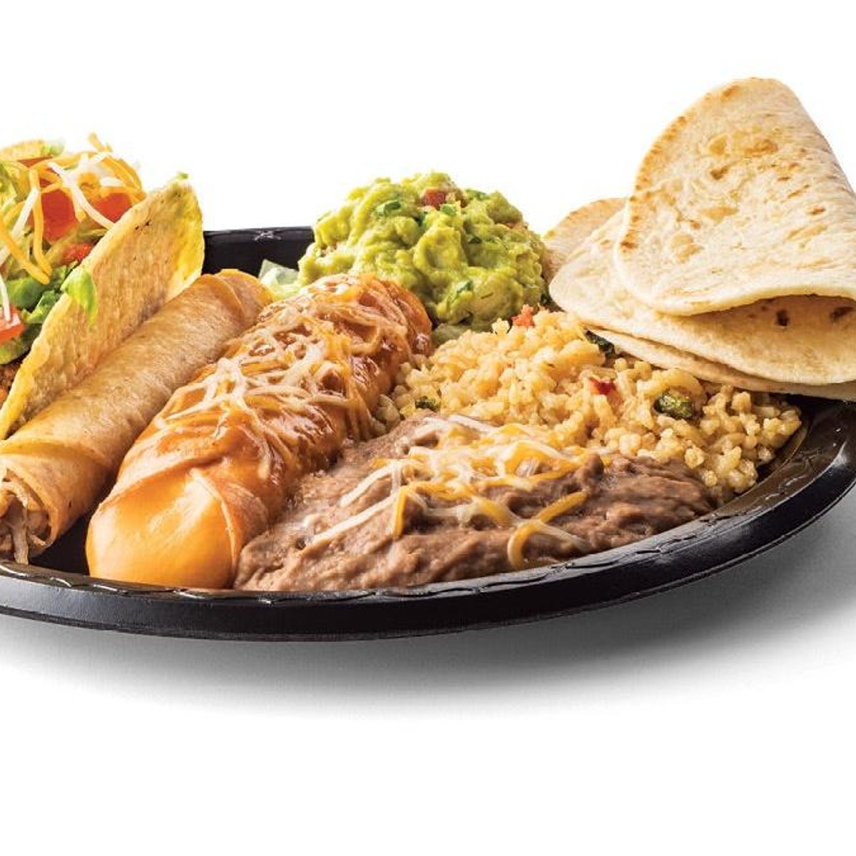 Introducing the new 5 Under $5 value menu at Taco Cabana! Try TC classics  and new items including our Double Crunch Pizza and the new Cheese  Enchilada, By Taco Cabana