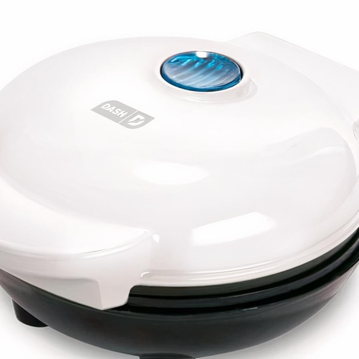 Dash DMS001WH Mini Maker Electric Round Griddle for Individual Pancakes,  Cookies, Eggs and More 