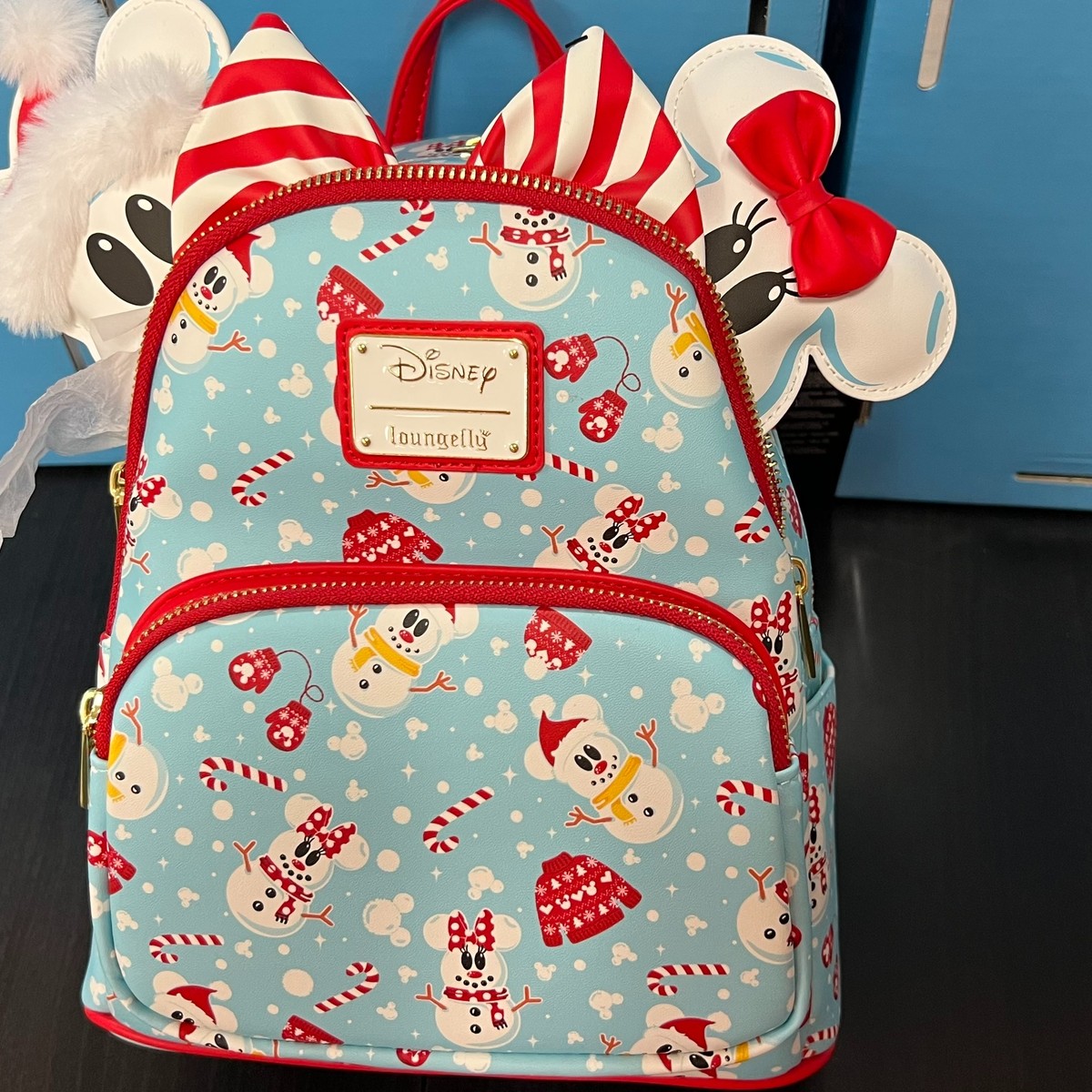Loungefly Disney Minnie Mouse Patch Saddle Bag