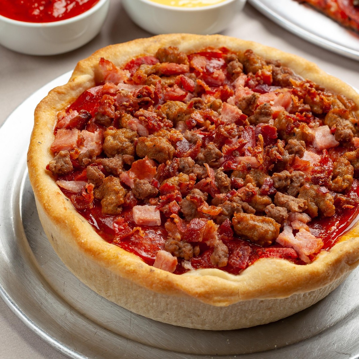 Chicago-Style Deep Dish Pizza - Alison's Allspice