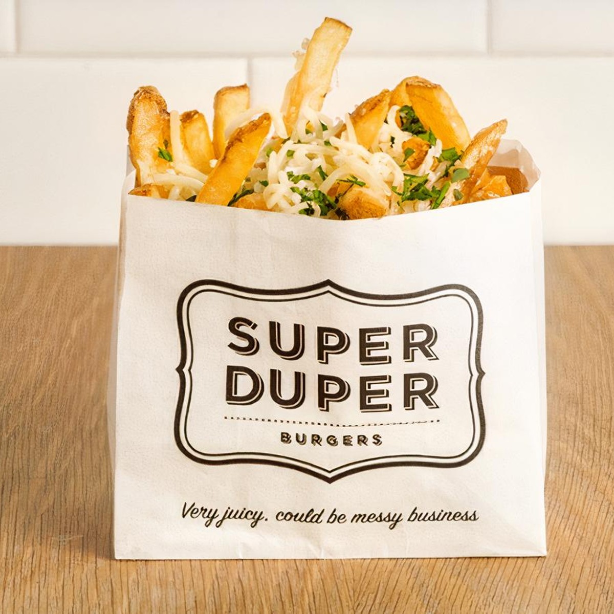 Super duper deals burger menu