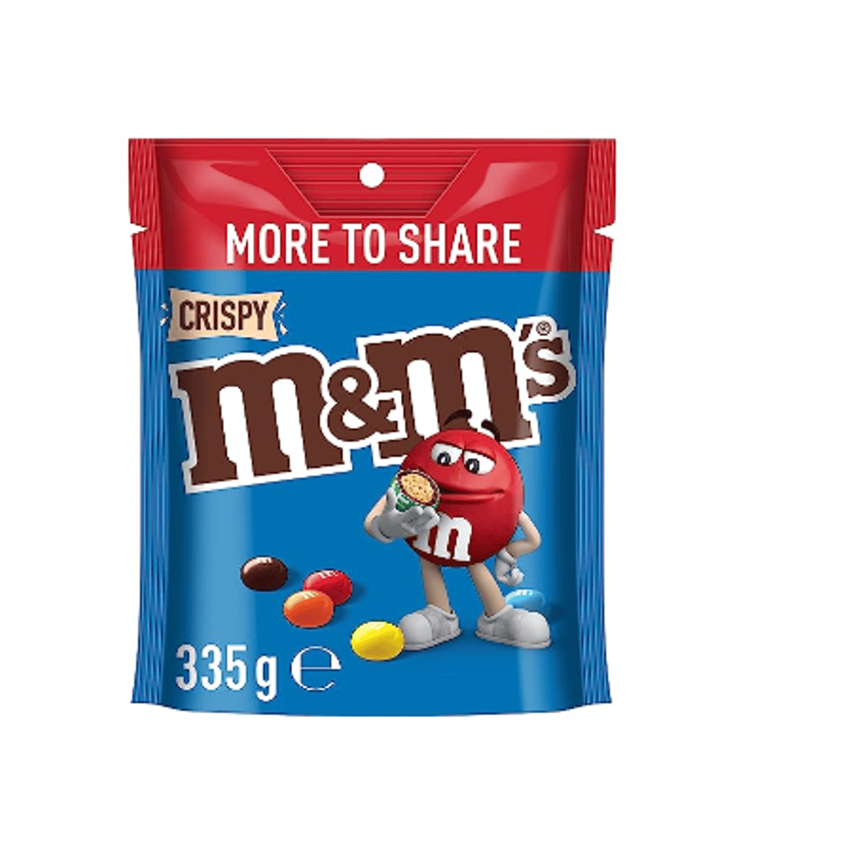 M&m's Crispy Milk Chocolate Snack & Share Bag 145g