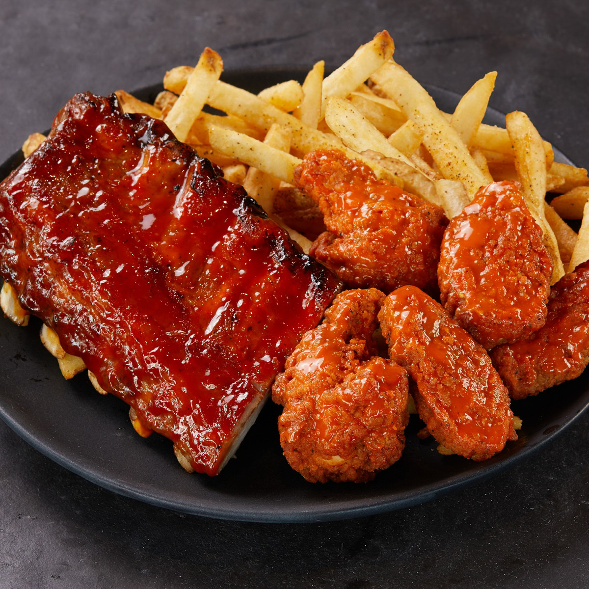 Rib and Wing Combo