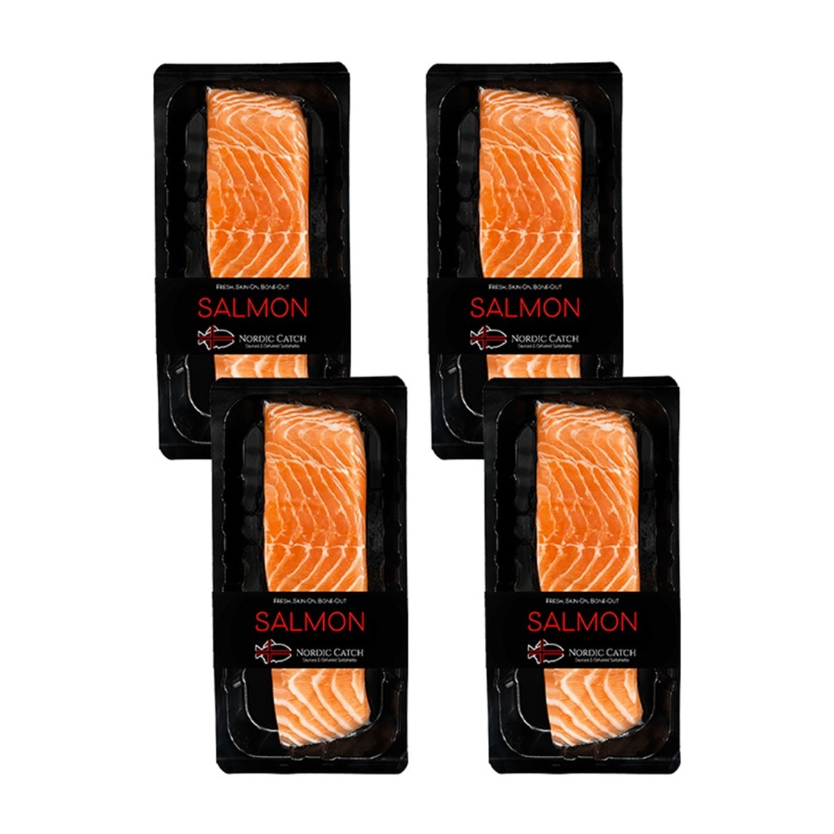 Nordic Catch Perfect Salmon Nigiri Sushi Kit for 2 - Icelandic Salmon (11oz Fillet), Pink