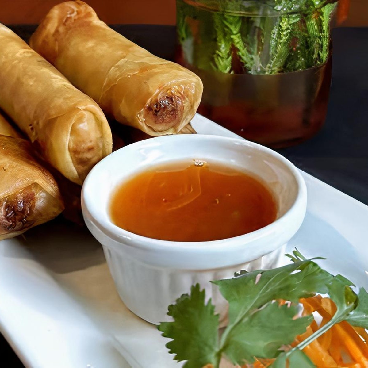 Thai Fried Spring Rolls  Thai Caliente Appetizer Recipes