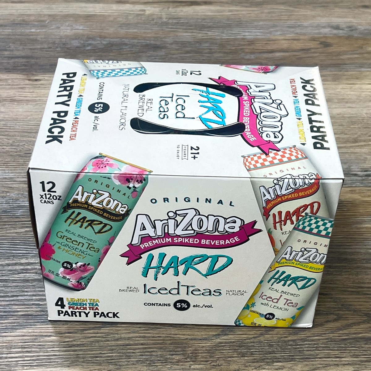 Arizona Premium Spiked Hard Iced Tea Party Pack, 12 pk / 12 fl oz - Fry's  Food Stores