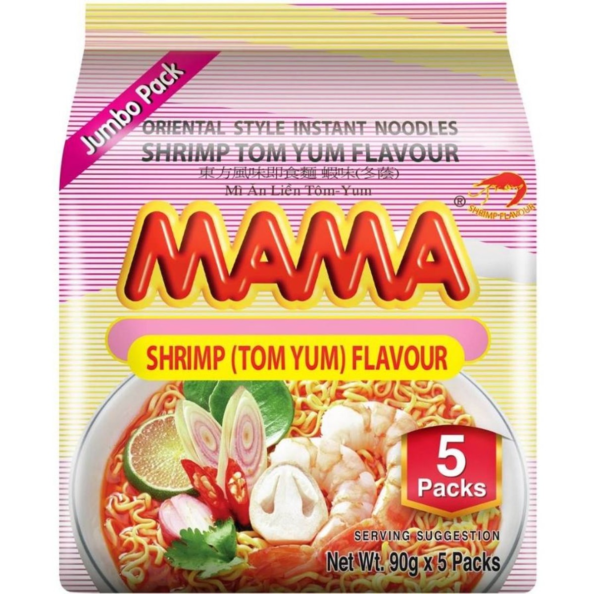 MAMA (BigSize) 90g (Box) Minced Pork INSTANT NOODLE 90g x 24 Packs 1 BOX 24/5/23