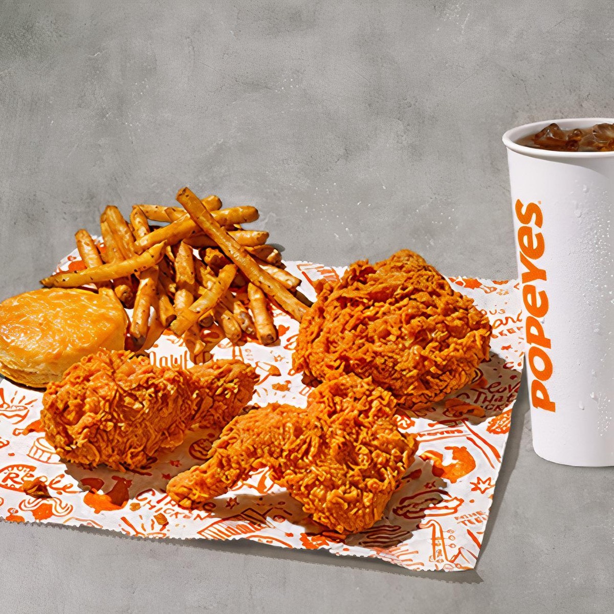 Chicken on sale popeyes menu