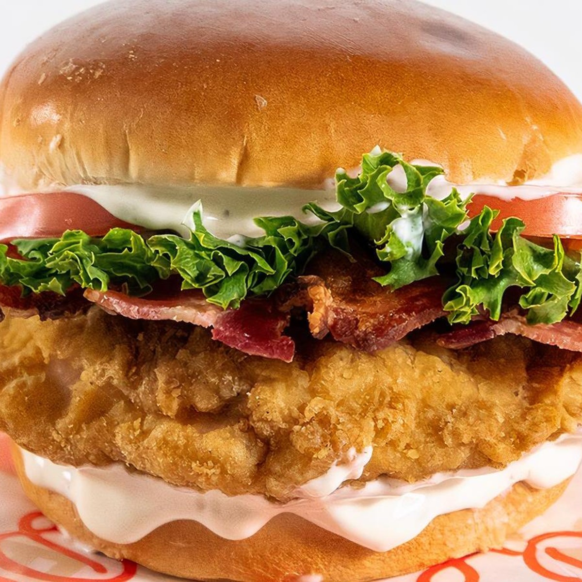 Crispy Chicken Deluxe Burger - Pappa Flock - Chicken Tenders