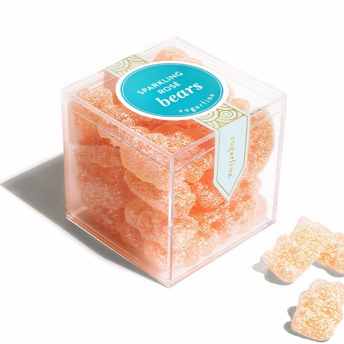 Sugarfina pink chocolate store sparkling rose bears