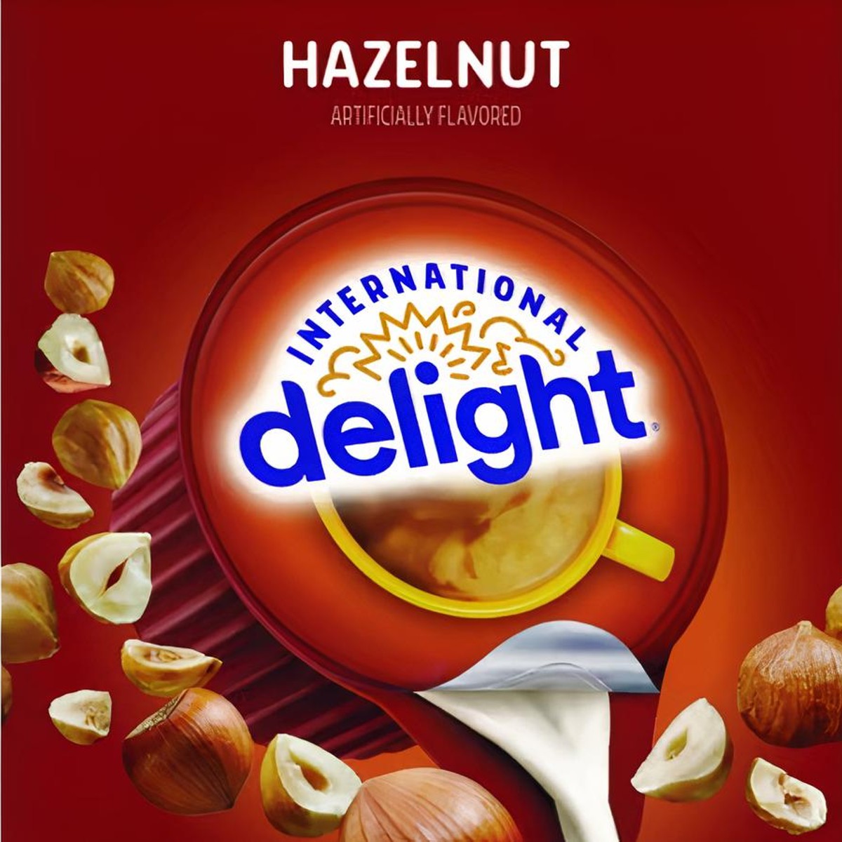 International Delight Coffee Creamer Single, Hazelnut Wholesale - Danone  Food Service