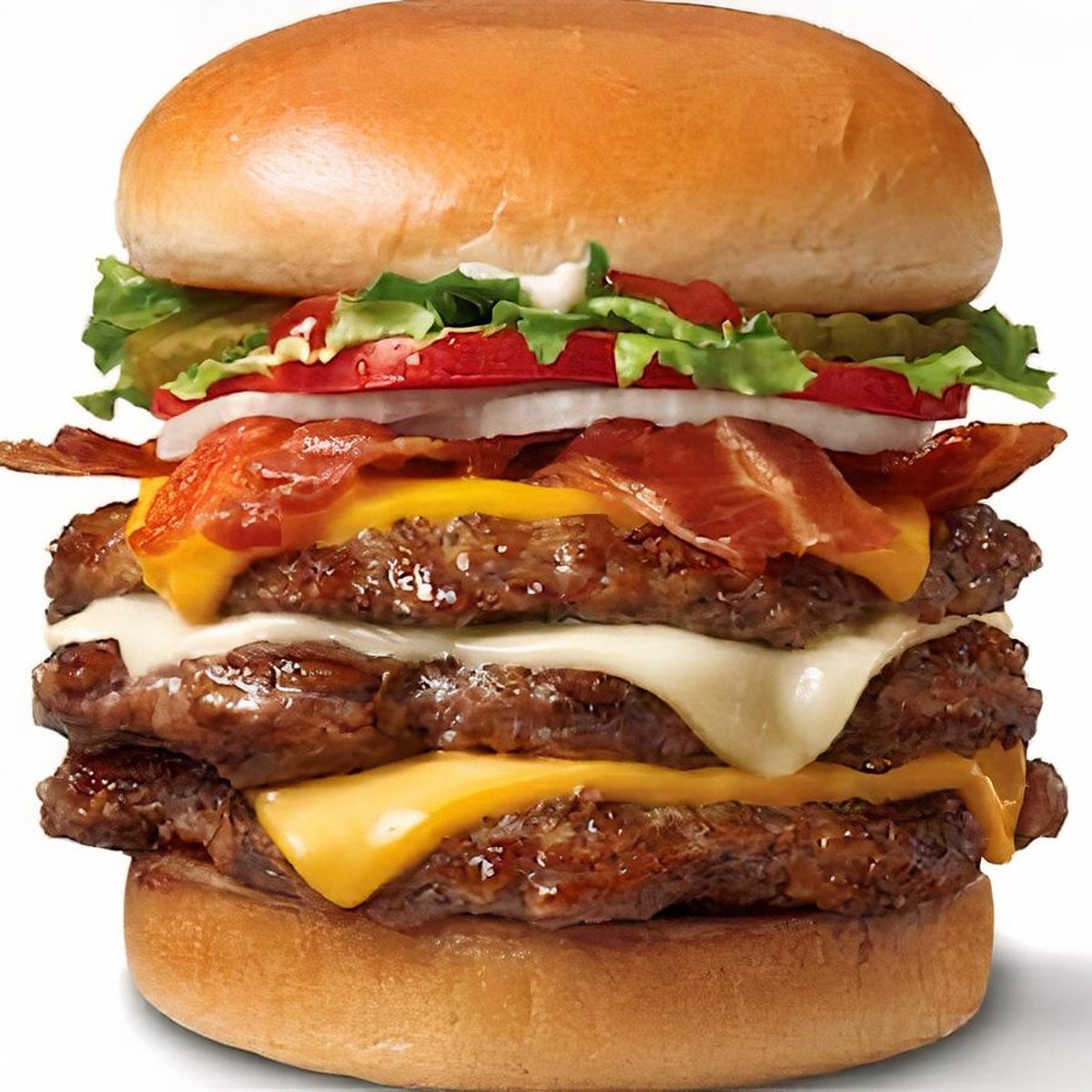 Bacon Two Cheese Deluxe Stackburger