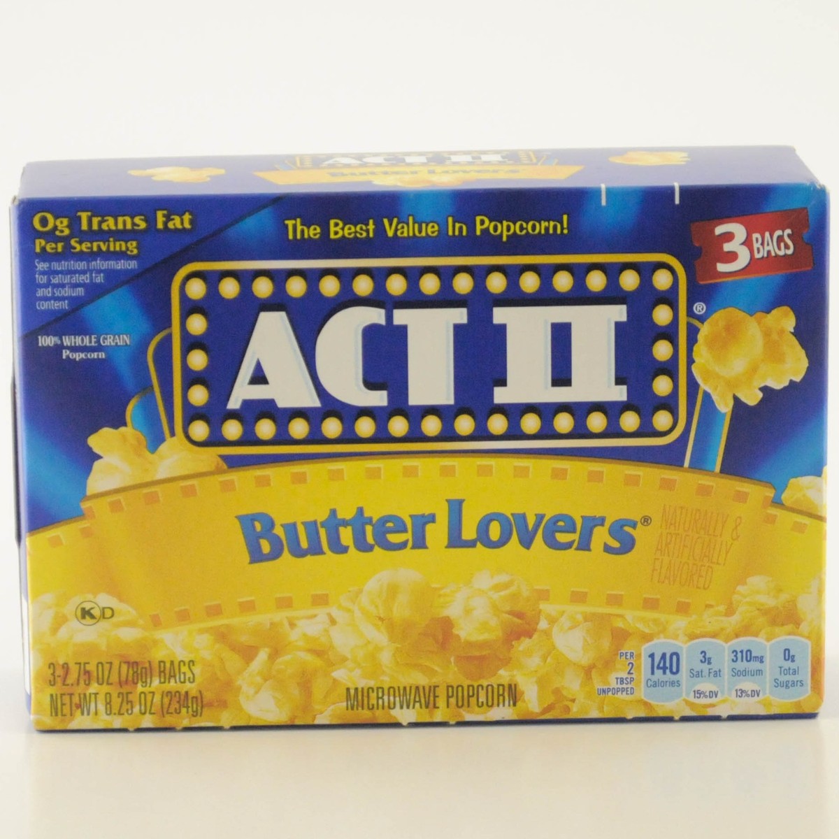 Popcorn Packets 10.75oz Butter Flavored | Lakes Coffee, LLC