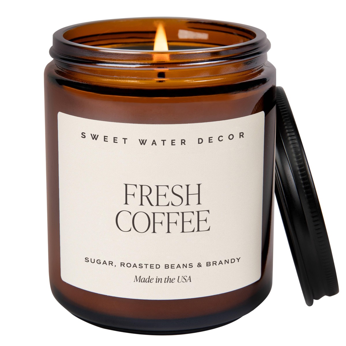 Mocha Cappuccino Handcrafted 23 oz Candle Organic Soy Wax w/ Lead