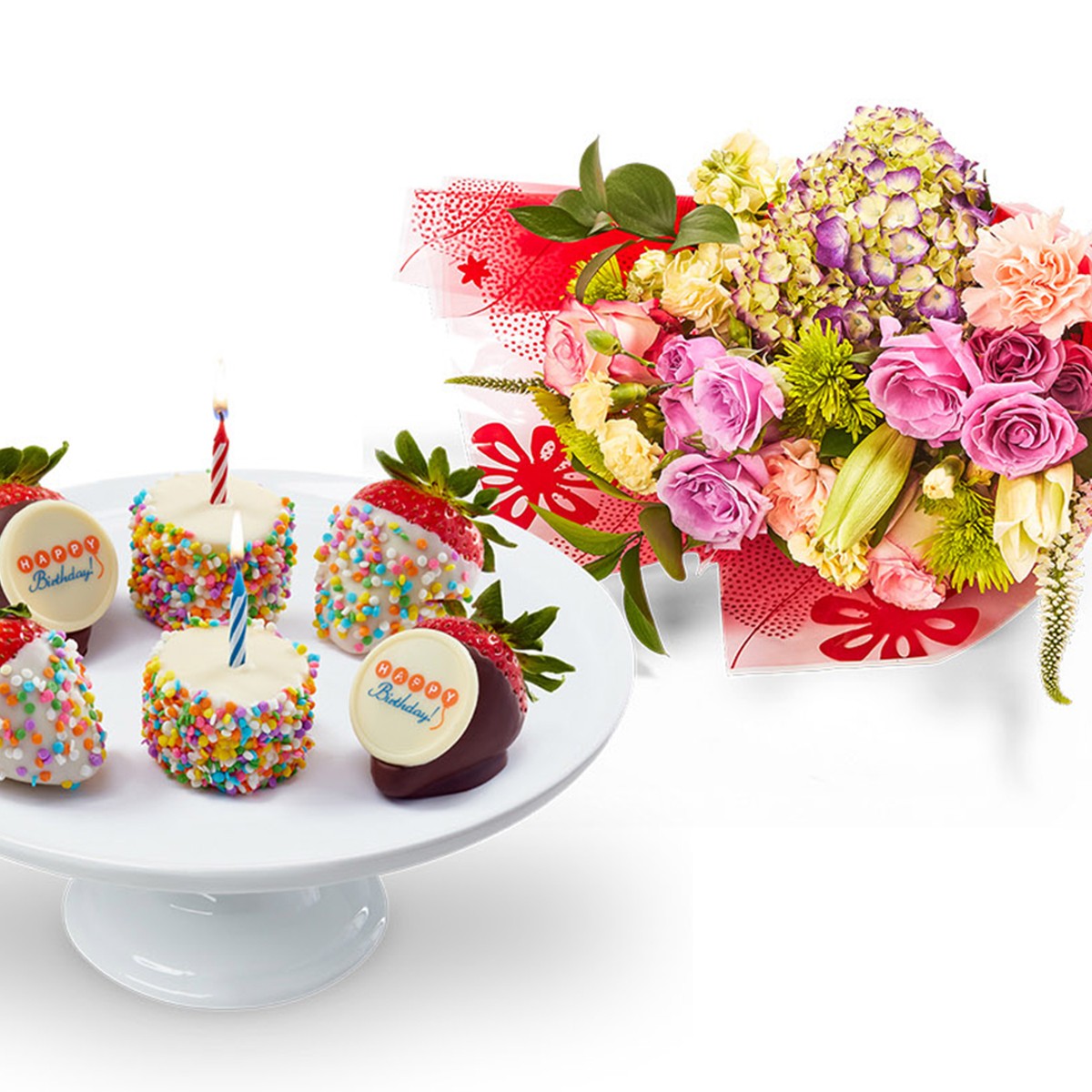 Vanilla Edible Cake with Confetti - One Size by Edible Arrangements